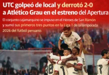 UTC golpeó de local y derrotó 2-0 a Atlético Grau en el estreno del Torneo de Apertura (VIDEO)