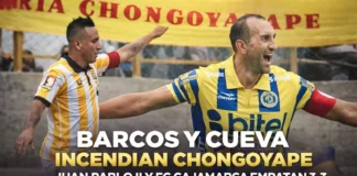 Barcos y Cueva incendian Chongoyape: Juan Pablo II y FC Cajamarca empatan 3-3 (VIDEO)