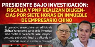 Presidente bajo investigación: Fiscalía y PNP realizan diligencias por siete horas en inmueble de empresario chino