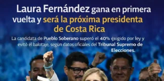 Laura Fernández gana en primera vuelta y será la próxima presidenta de Costa Rica