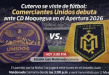 Cutervo se viste de fútbol: Comerciantes Unidos debuta ante CD Moquegua en el Apertura 2026
