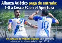 Alianza Atlético golpea primero: vence 1-0 a Cusco FC en el arranque del Apertura
