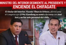 Ministro del Interior desmiente al presidente y enciende el Chifagate