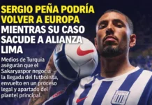 Sergio Peña podría volver a Europa mientras su caso sacude a Alianza Lima