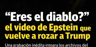 “¿Eres el diablo?”: Epstein grabado y los documentos que vuelven a salpicar a Trump