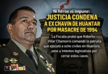 Ni héroe ni impune: Justicia condena a ex Chavín de Huántar por masacre de 1994
