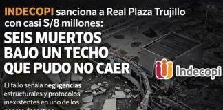 Indecopi sanciona a Real Plaza Trujillo con casi S/8 millones: Seis muertos bajo un techo que pudo no caer