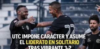 UTC impone carácter y asume el liderato en solitario tras vibrante 3-2 (VIDEO)
