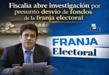 Fiscalía abre investigación por presunto desvío de fondos de la franja electoral