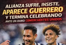 Alianza sufre, insiste, aparece Guerrero y termina celebrando ante un duro Comerciantes Unidos (VIDEO)