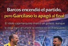 Barcos encendió el partido, pero Garcilaso lo apagó al final (VIDEO)