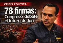 78 firmas: Congreso debate el futuro de Jerí