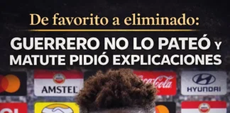 De favorito a eliminado: Guerrero no lo pateó y Matute pidió explicaciones (VIDEO)