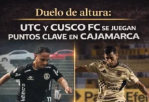 Duelo de altura: UTC y Cusco FC se juegan puntos clave en Cajamarca
