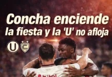 Concha enciende la fiesta y la ‘U’ no afloja (VIDEO)
