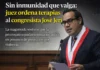 Sin inmunidad que valga: juez ordena terapias al congresista José Jerí
