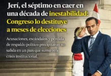 Jerí, el séptimo en caer en una década de inestabilidad: Congreso lo destituye a meses de elecciones