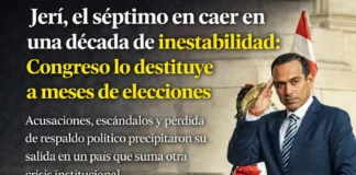 Jerí, el séptimo en caer en una década de inestabilidad: Congreso lo destituye a meses de elecciones