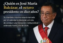 ¿Quién es José María Balcázar, el octavo presidente en diez años?