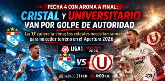 Fecha 4 con aroma a final: Cristal y Universitario van por golpe de autoridad