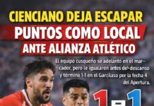 Cienciano deja escapar puntos en casa ante Alianza Atlético (VIDEO)