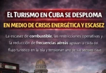 El turismo en Cuba se desploma en medio de crisis energética y escasez