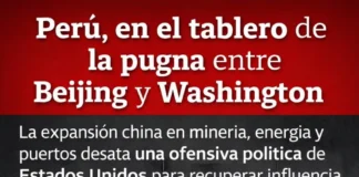 Perú, en el tablero de la pugna entre Beijing y Washington