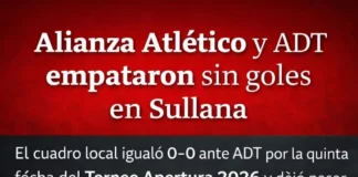 Alianza Atlético y ADT empataron sin goles en Sullana (VIDEO)