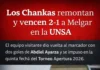 Los Chankas remontan y vencen 2-1 a Melgar en la UNSA