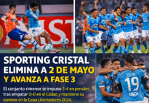 Sporting Cristal elimina a 2 de Mayo y avanza a Fase 3 (VIDEO)
