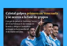 Cristal pega primero en Venezuela y queda a un paso de la fase de grupos (VIDEO)