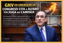 GNV en emergencia: Congreso cita a Alfaro por fuga en Camisea