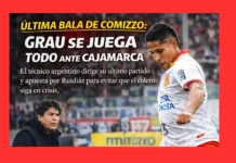Última bala de Comizzo: Grau se juega todo ante Cajamarca