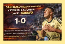 Garcilaso paga caro un error y Cusco FC se queda con el triunfo (VIDEO)