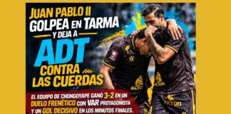 Juan Pablo II golpea en Tarma y deja a ADT contra las cuerdas (VIDEO)