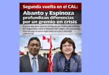 Segunda vuelta en el CAL: Abanto y Espinoza profundizan diferencias por un gremio en crisis
