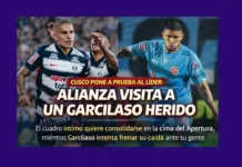 Cusco pone a prueba al líder: Alianza visita a un Garcilaso herido