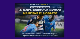 Alianza sobrevive en Cusco y mantiene el liderato (VIDEO)