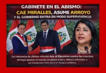 Gabinete en el abismo: cae Miralles, asume Arroyo y el Gobierno entra en modo supervivencia