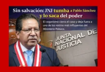 Sin salvación: JNJ tumba a Pablo Sánchez y lo saca del poder
