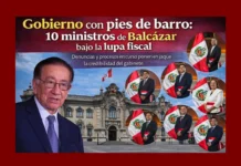 Gobierno con pies de barro: 10 ministros de Balcázar bajo la lupa fiscal