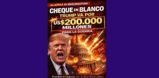 CHEQUE EN BLANCO: TRUMP VA POR US$200.000 MILLONES PARA LA GUERRA