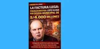La factura llega: Fiscalía investiga a López Aliaga por deuda municipal de S/4.000 millones