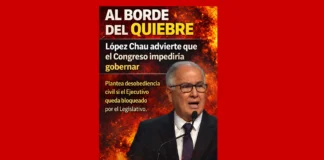 AL BORDE DEL QUIEBRE: López Chau advierte que el Congreso impediría gobernar