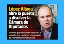 López Aliaga abre la puerta a disolver la Cámara de Diputados