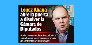López Aliaga abre la puerta a disolver la Cámara de Diputados