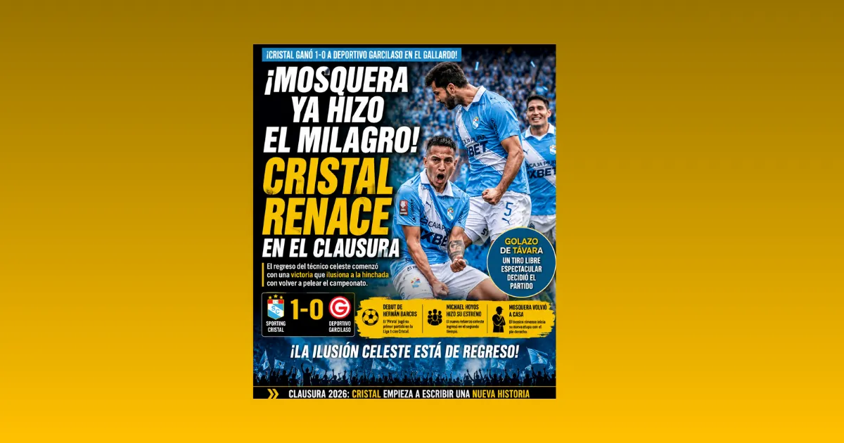¡MOSQUERA YA HIZO EL MILAGRO! CRISTAL RENACE EN EL CLAUSURA (VIDEO)