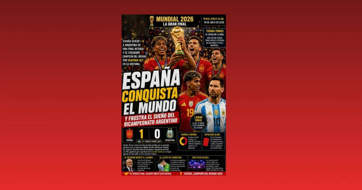 ESPAÑA CONQUISTA EL MUNDO Y FRUSTRA EL SUEÑO DEL BICAMPEONATO ARGENTINO (VIDEO)