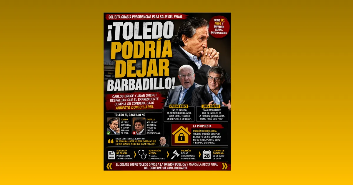 ¡TOLEDO PODRÍA DEJAR BARBADILLO!